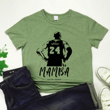 Kobe Memorial MAMBA Short Sleeve Women's Casual T-Shirts