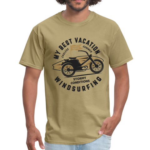 My Best Vacation Light Tees - khaki