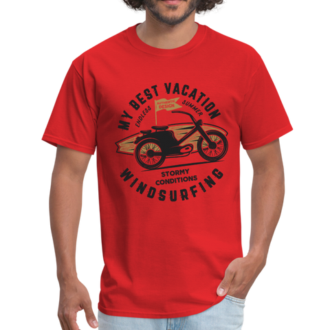 My Best Vacation Light Tees - red