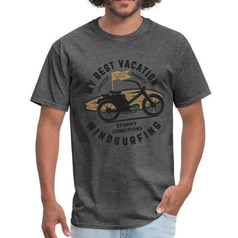 My Best Vacation Light Tees - heather black