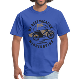 My Best Vacation Light Tees - royal blue