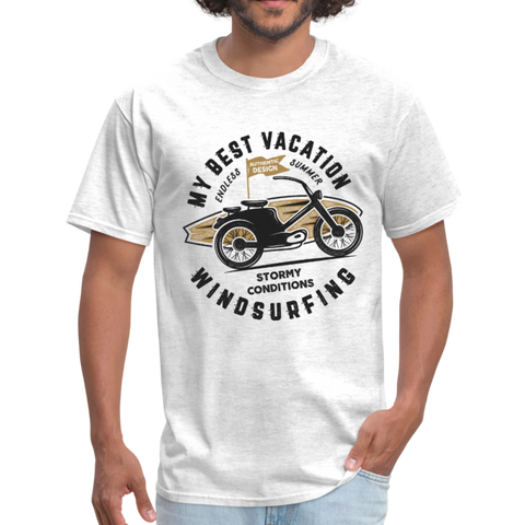 My Best Vacation Light Tees - light heather gray